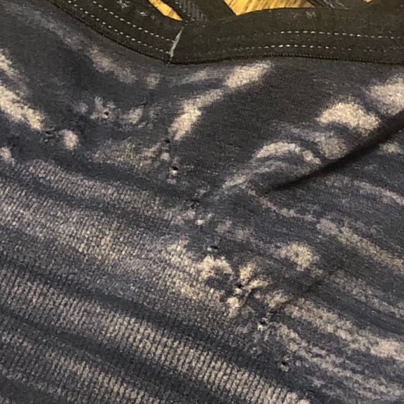 NWOT Free People Movement Black Bleach Barely There Seamless Yoga Sports Bra - Picture 9 of 15